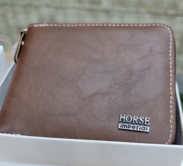 Horse Imperial Brown Leather Wallet