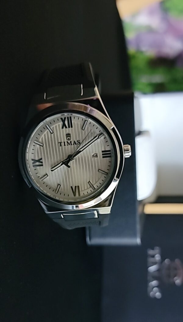 Timas Classic Watch with Date Display and Black Strap - Image 7