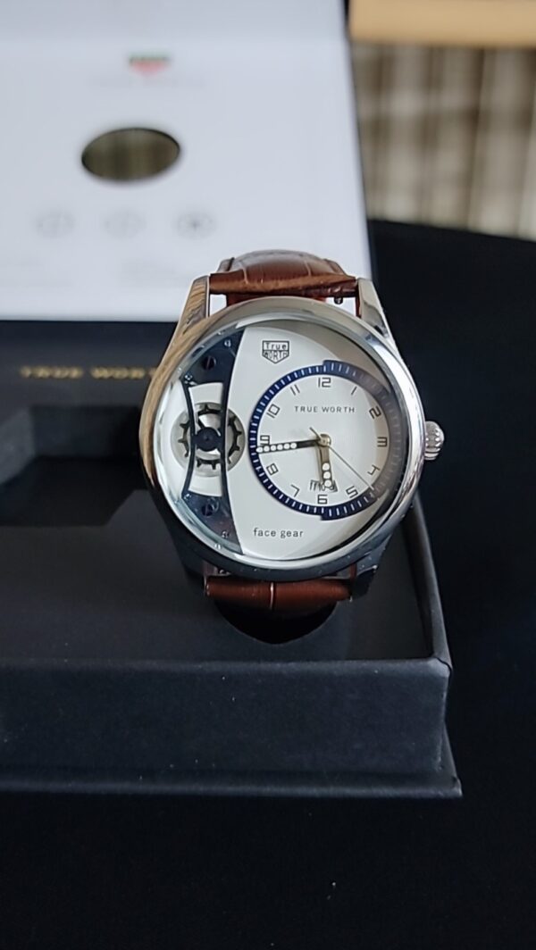 True Worth Luxury Watch with different Roman Dial and Dual Strap - Image 13