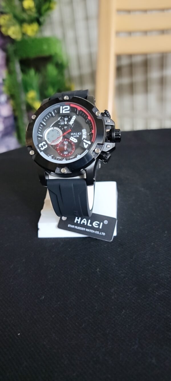 HALEI Stylish Analog Men's Watch with 3 Different Design - Image 4