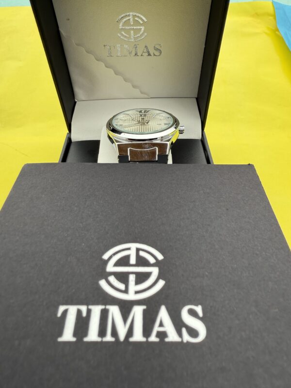 Timas Classic Watch with Date Display and Black Strap - Image 6